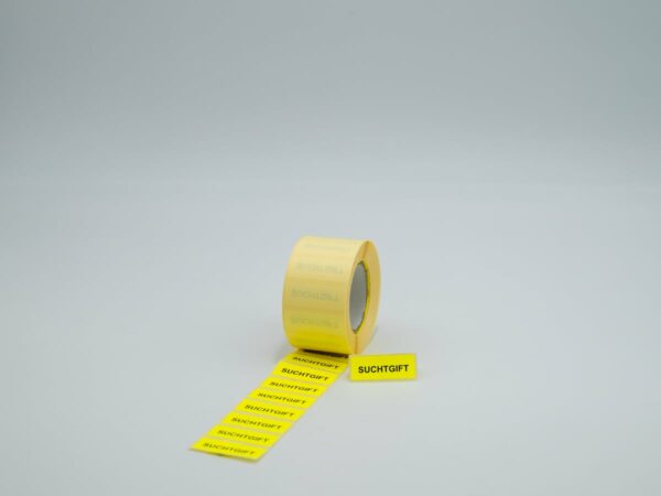 Vellum Haftetiketten ca. 38x14mm "SG"