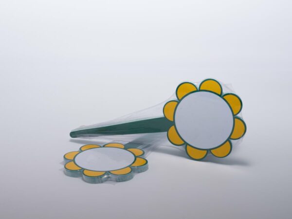 Blumenstecker (grün/gelb)