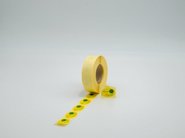 Haftetiketten "Prosit Neujahr" , ca. 21x31mm