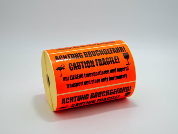 Haftetiketten fluorot ca. 170x90mm