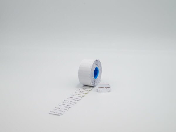 Printer Etiketten 32x19mm, "trocken lagern"