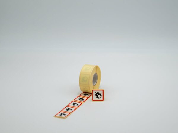 Gefahrenzeichen "GHS02" ca. 25x25mm