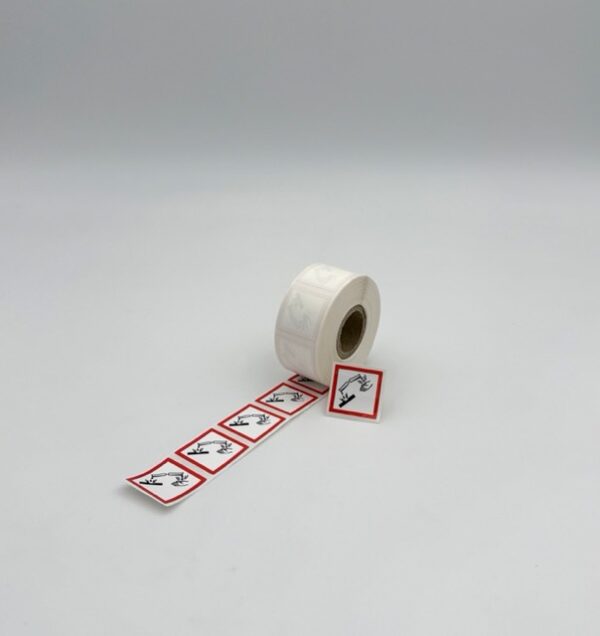 Gefahrenzeichen "GHS05" ca. 25x25mm
